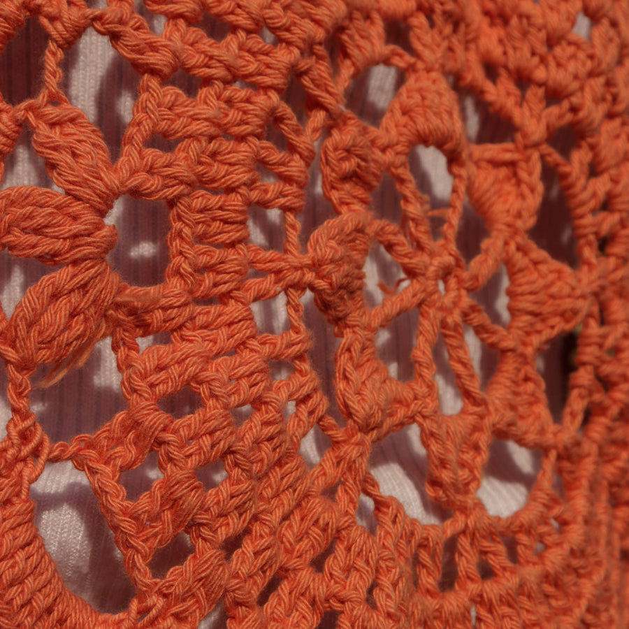 Citrus Crochet Poncho