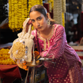 Royal Coin Bloom Crochet Potli