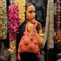 Golden Bloom Handcrafted Potli Bag