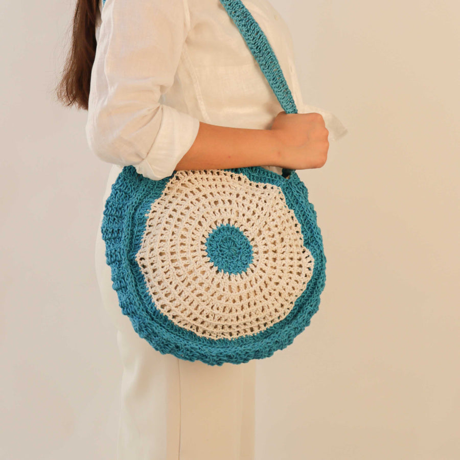 The Mandala Crochet Shoulder Bag