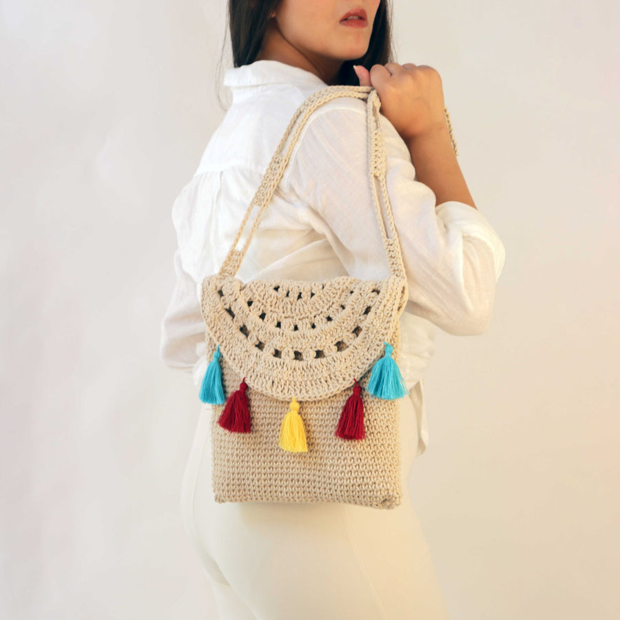 The Tasseled Beach Bag