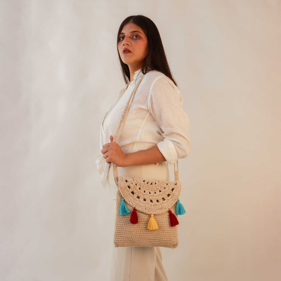 The Tasseled Beach Bag