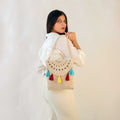 The Tasseled Beach Crochet Sling Bag