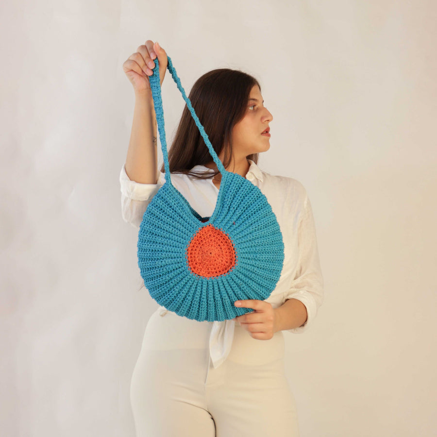 OB Cocoon Crochet Shoulder Bag