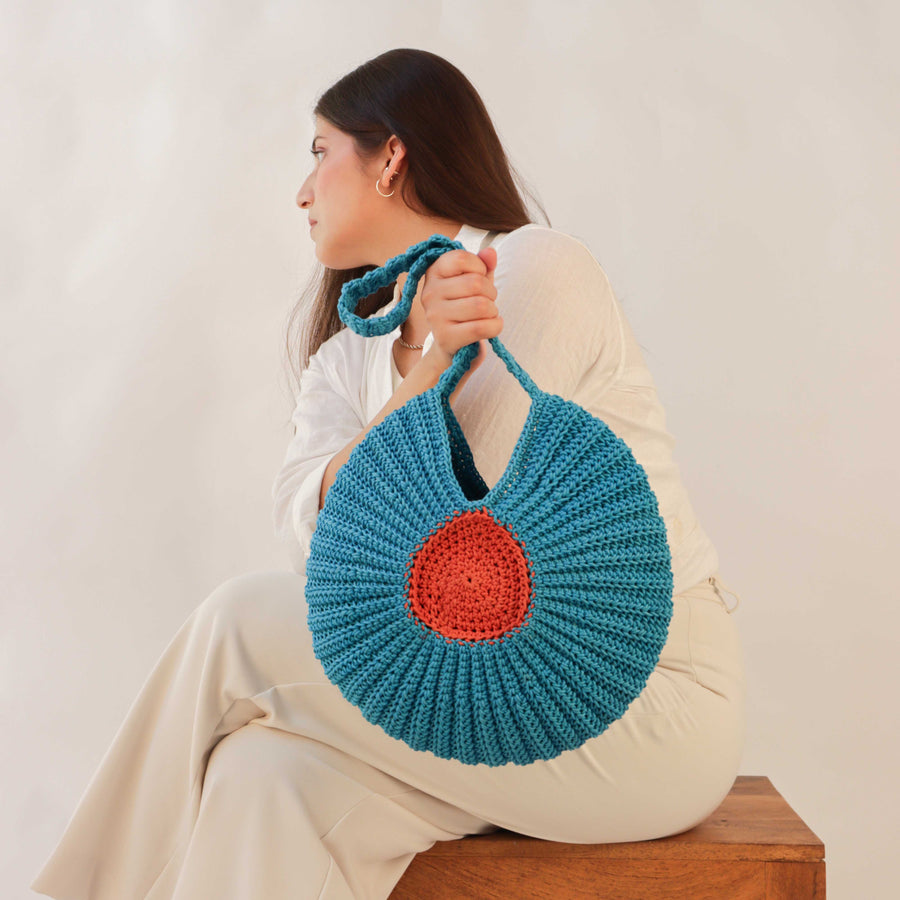 OB Cocoon Crochet Shoulder Bag