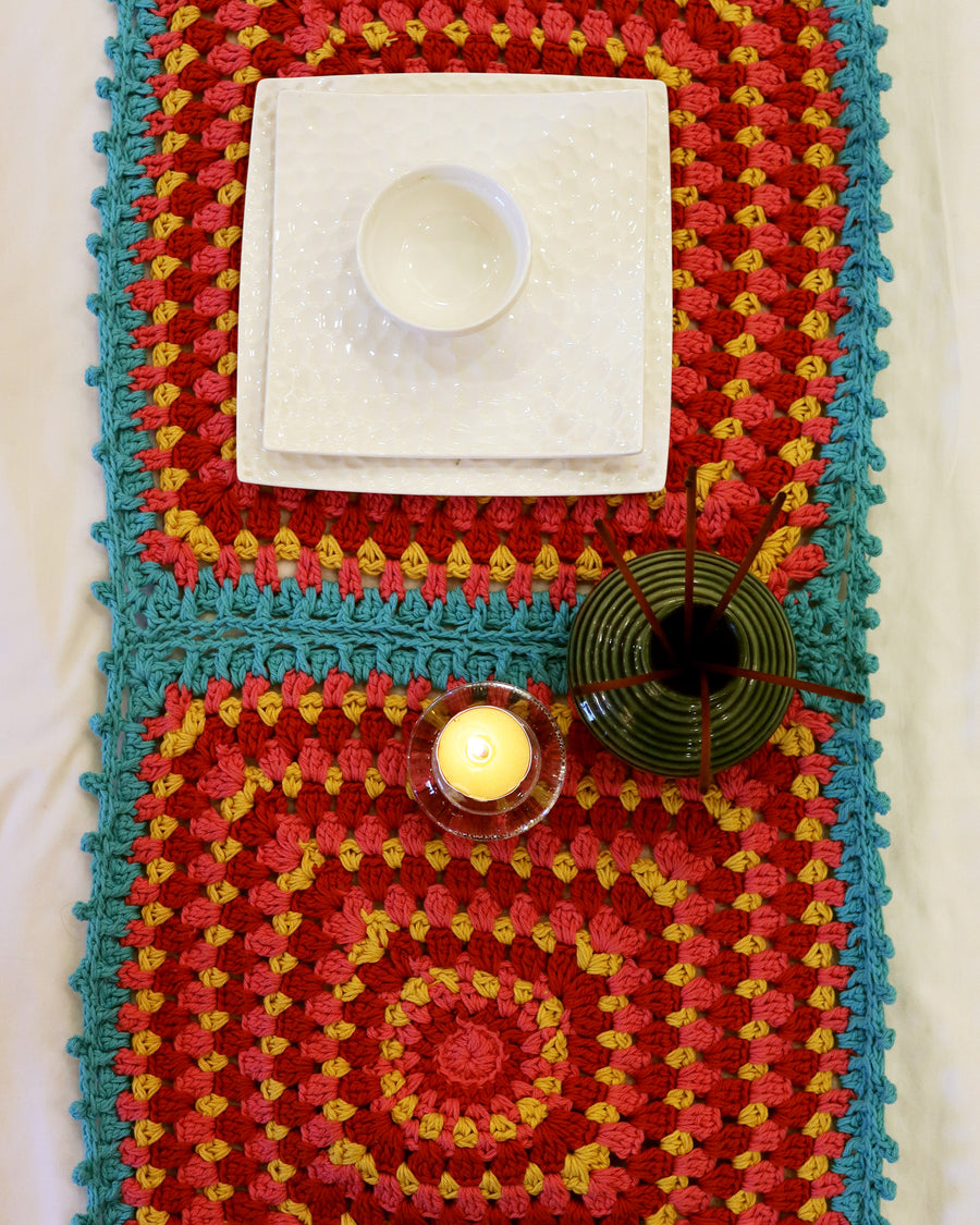 Patch Table Crochet Runner