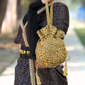 Suvarna Chakra Crochet Potli