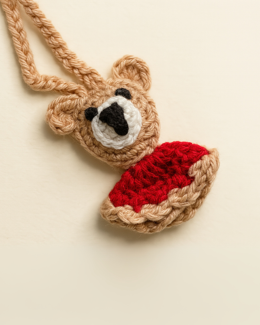 Crochet Teddy Rakhi