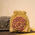 Ruhani Rose Crochet Potli