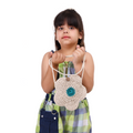 BLW Children's Flower Crochet Sling Bag