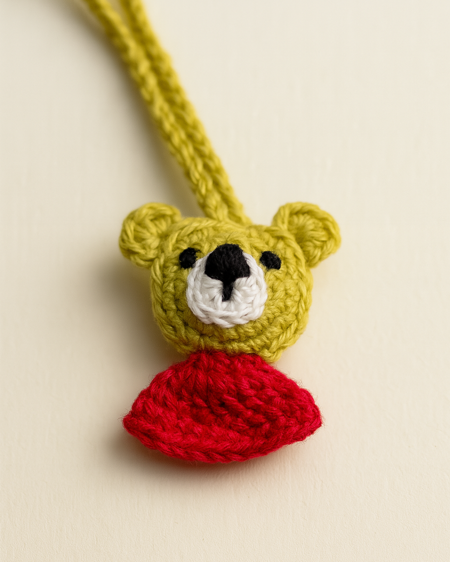 Winnie the pooh crochet rakhi