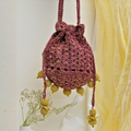 Dilruba Suravana Magenta Jaal Potli