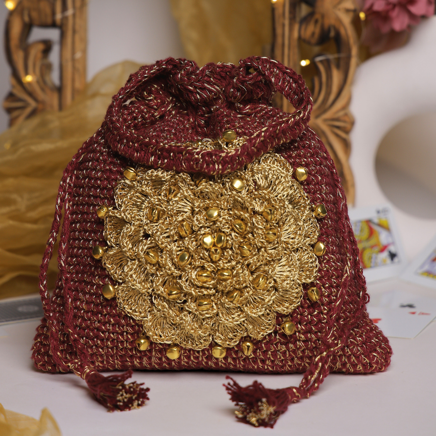 Royal Radiance Handcrafted Potli Bag