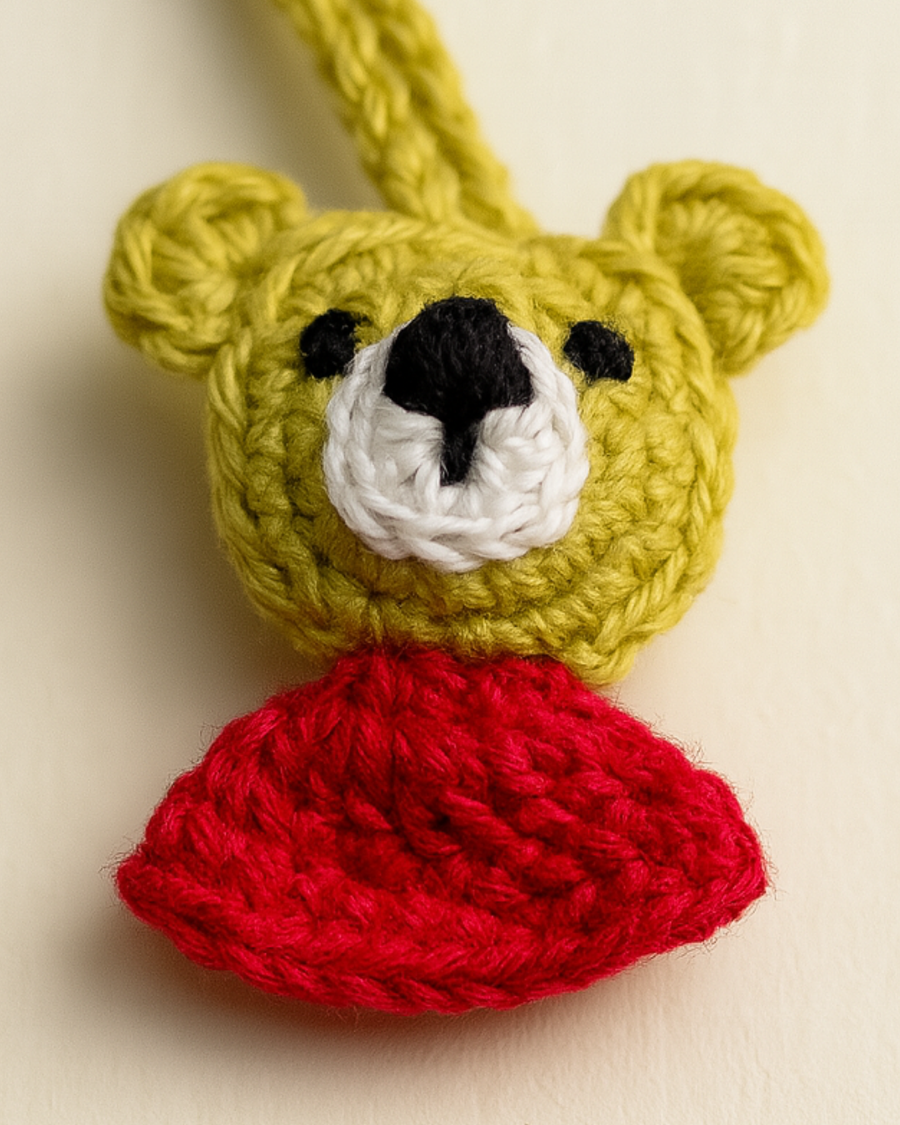 Winnie the pooh crochet rakhi