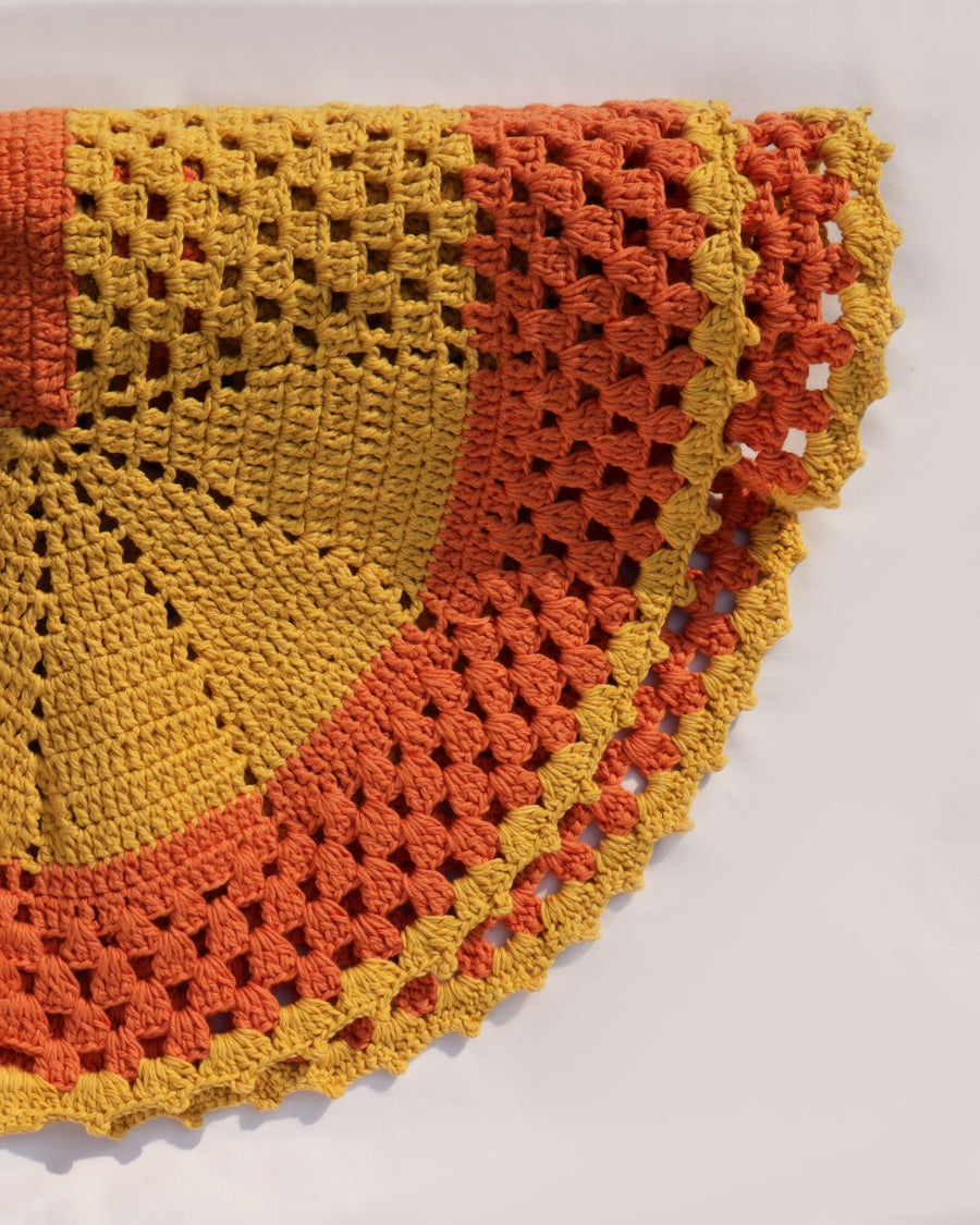 Sunflower Table Crochet Runner