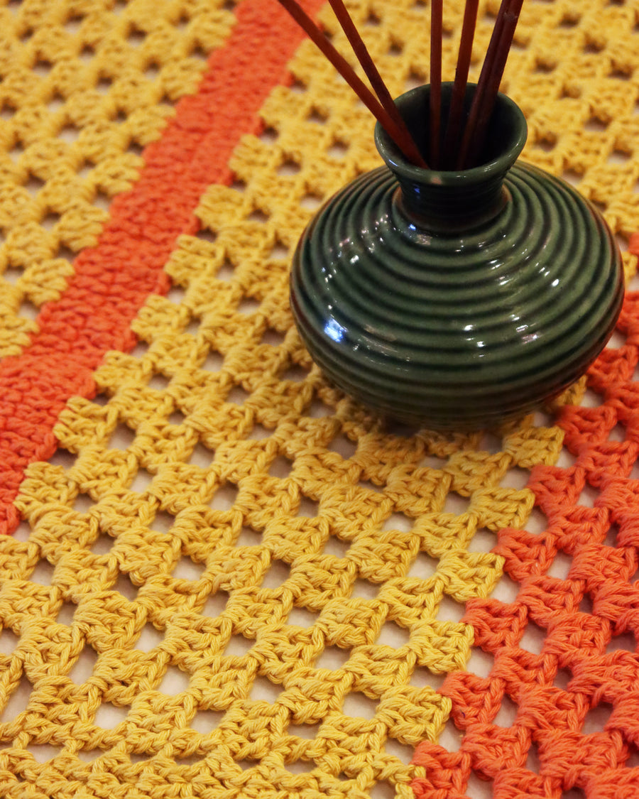 Sunflower Table Crochet Runner