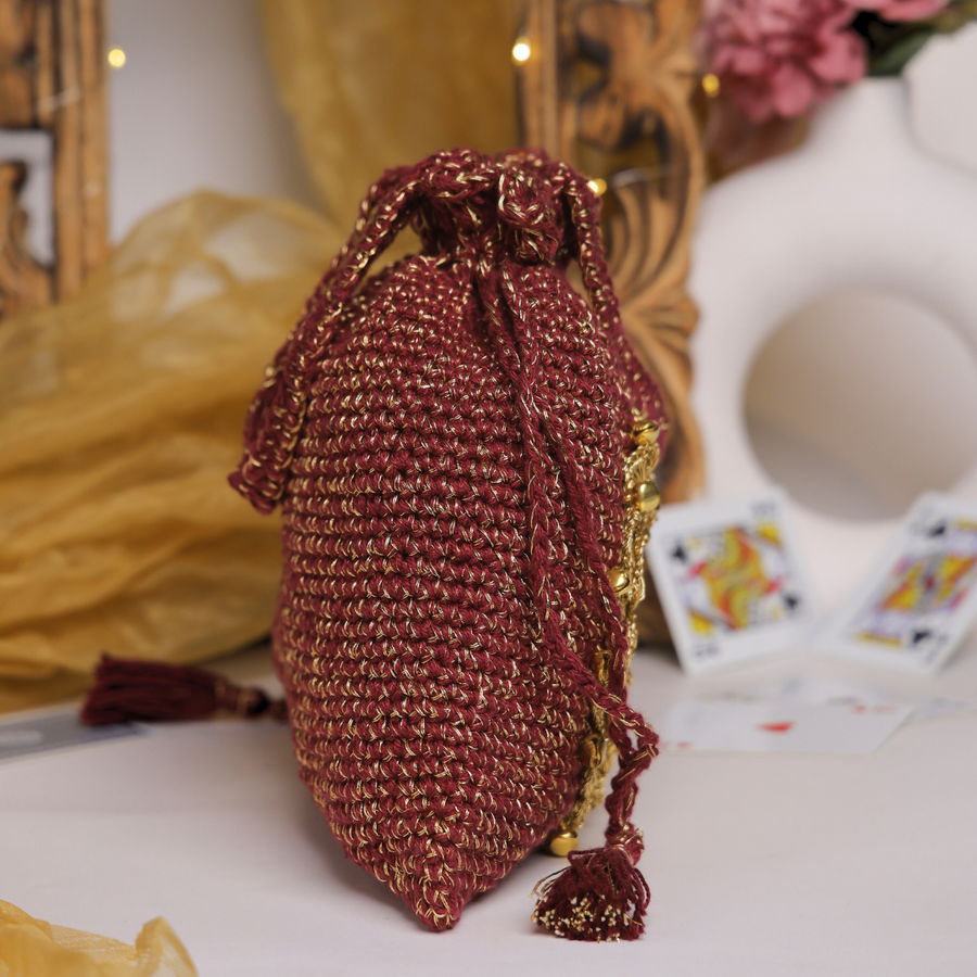 Royal Radiance Handcrafted Potli Bag