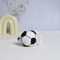 Football crochet keychain