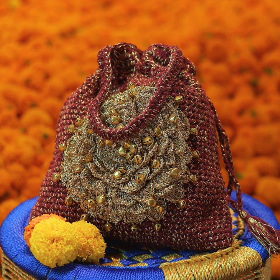 Royal Radiance Handcrafted Potli Bag