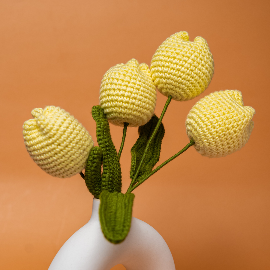 Sunny Crochet Tulip