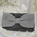 Dilruba Siyaah Bow Clutch