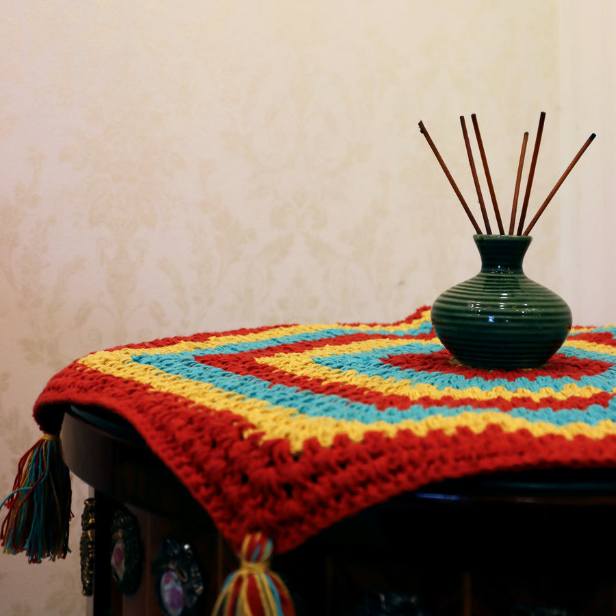 Hexagonal Table Crochet Mat