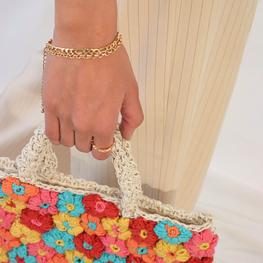 The Bouquet Crochet Hand-Bag