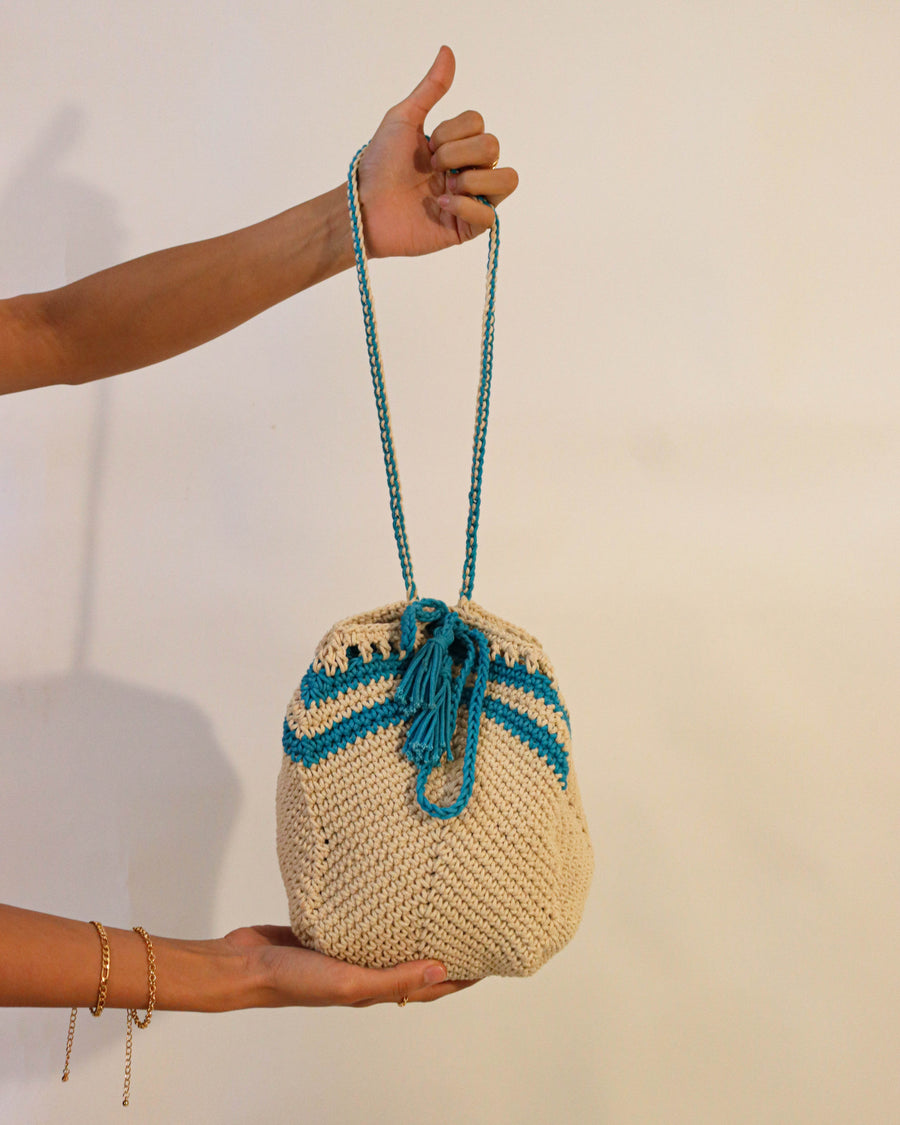 Bucket Crochet Sling Bag