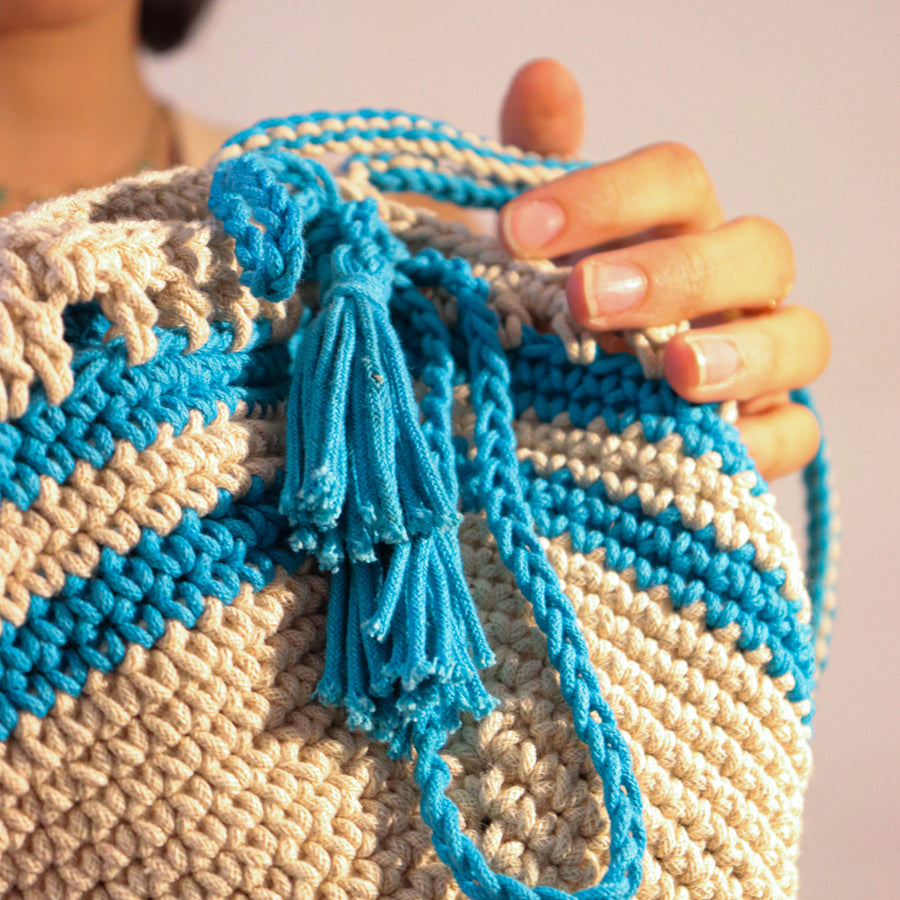 Bucket Crochet Sling Bag