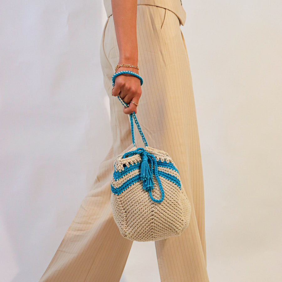 Bucket Crochet Sling Bag