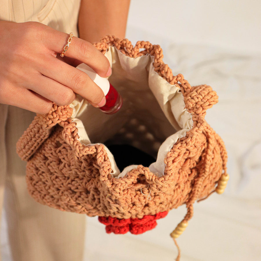 Floral Crochet Potli