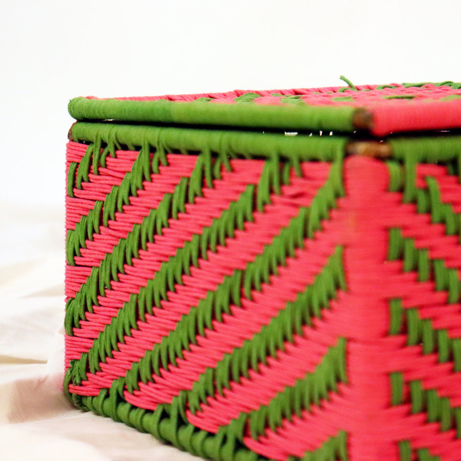 Storage Hand-Woven Basket