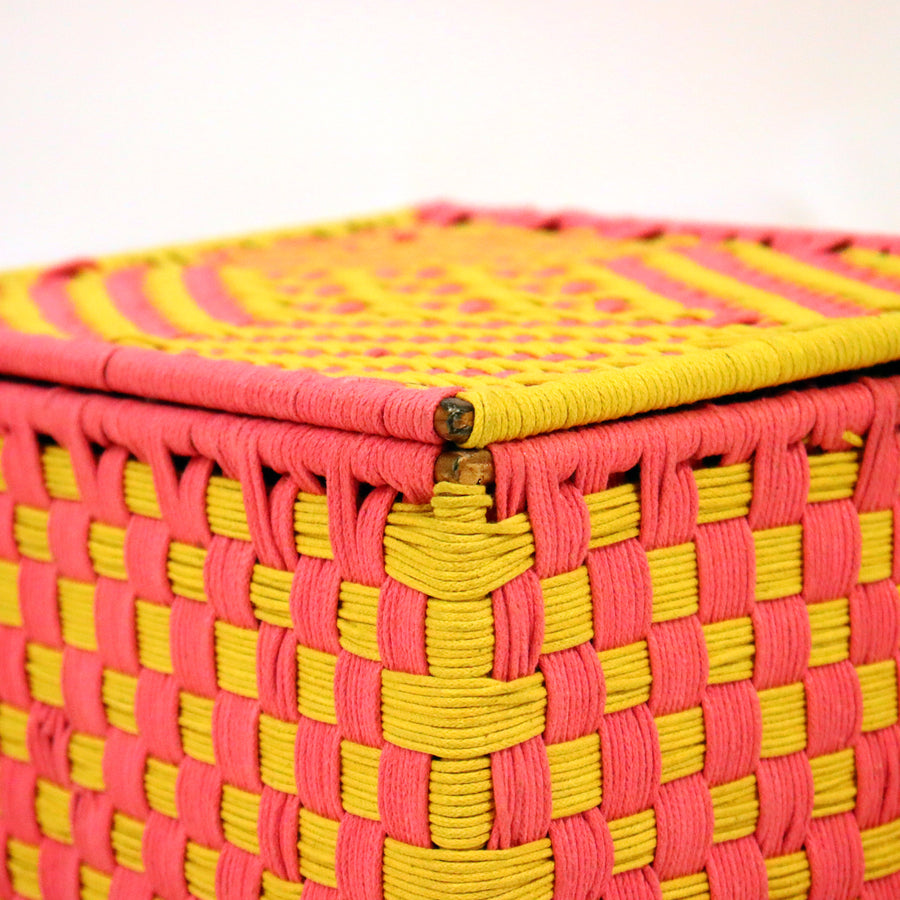 Storage Hand-Woven Basket