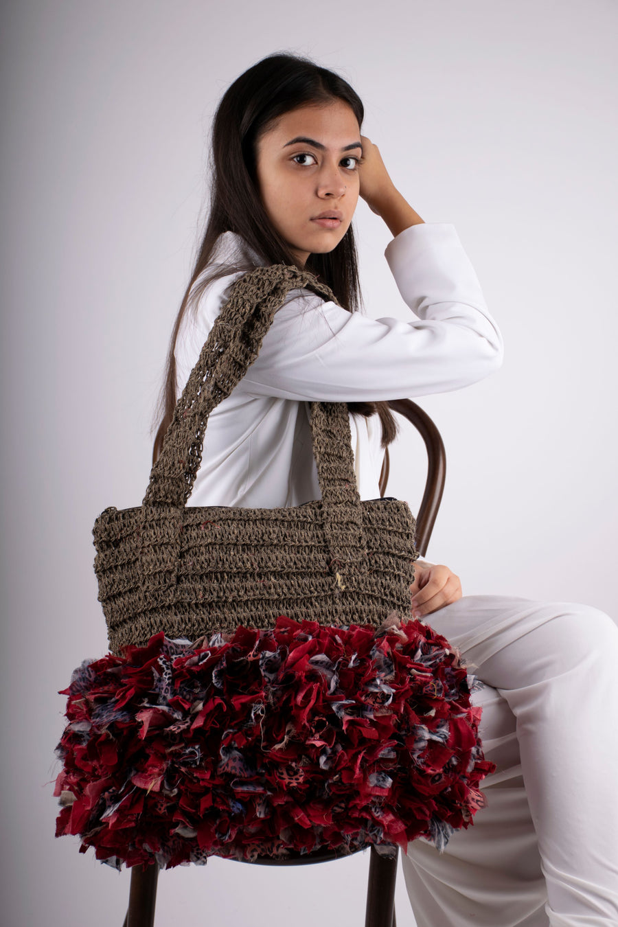 J Katran Crochet Tote Bag