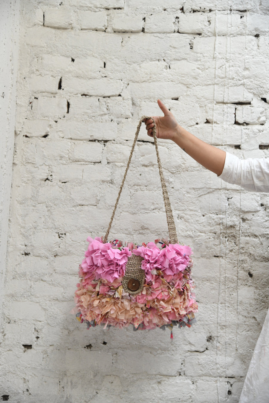Katran Krishna Crochet Shoulder Bag