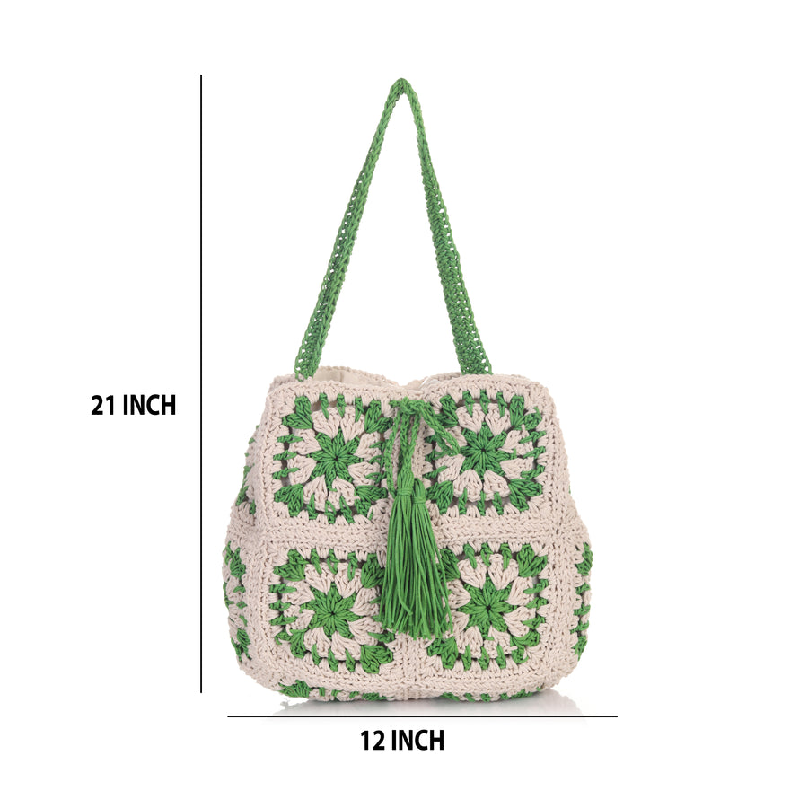St. Partick Crochet Shoulder Bag
