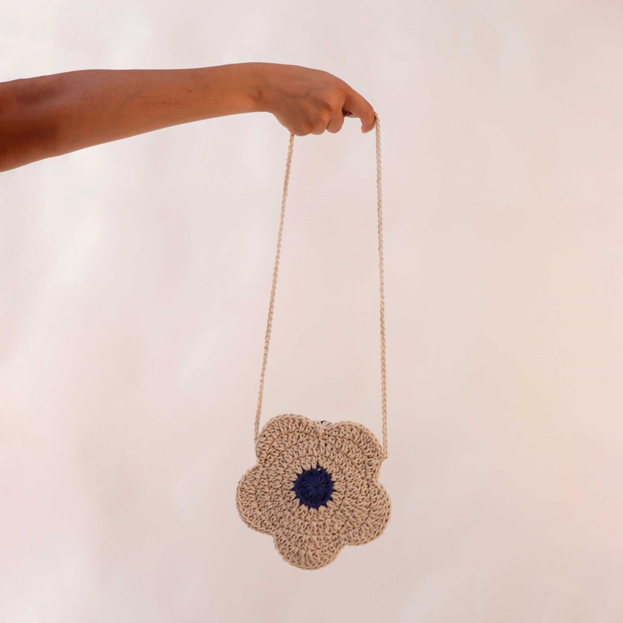 NW Children's Flower Crochet Sling Bag