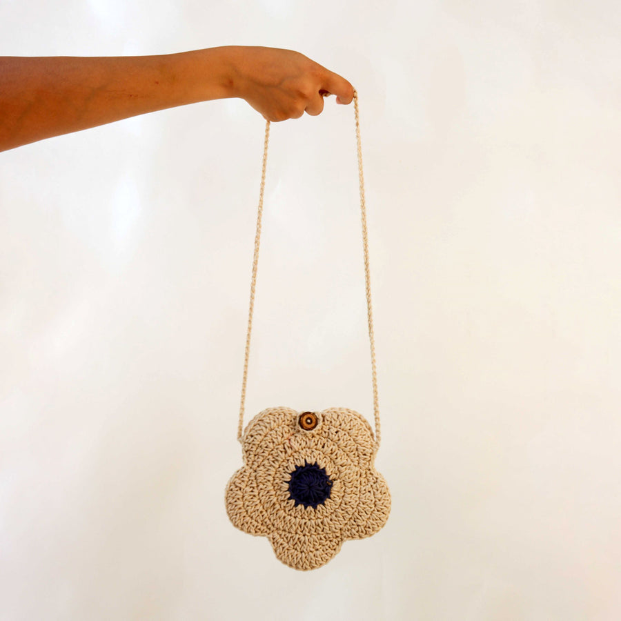 NW Children's Flower Crochet Sling Bag