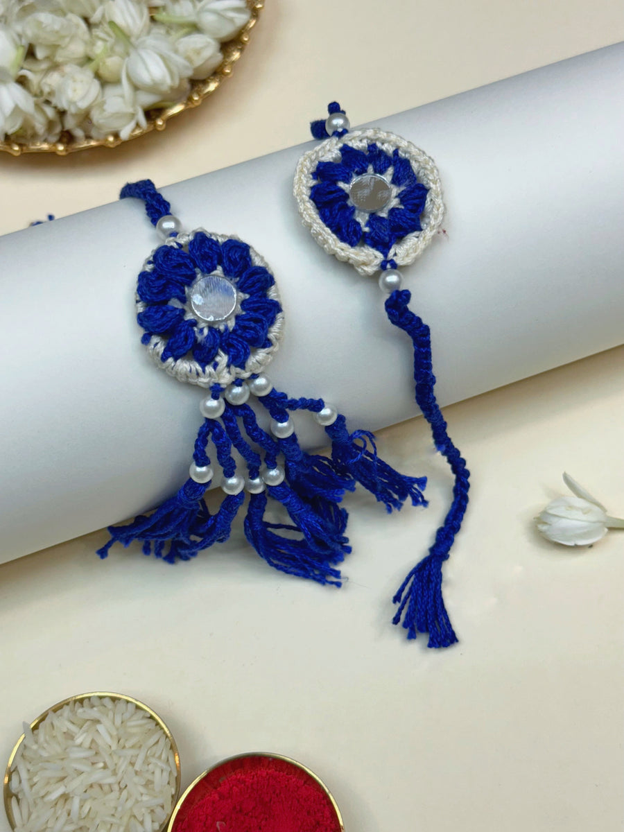 Blue Rakhi set