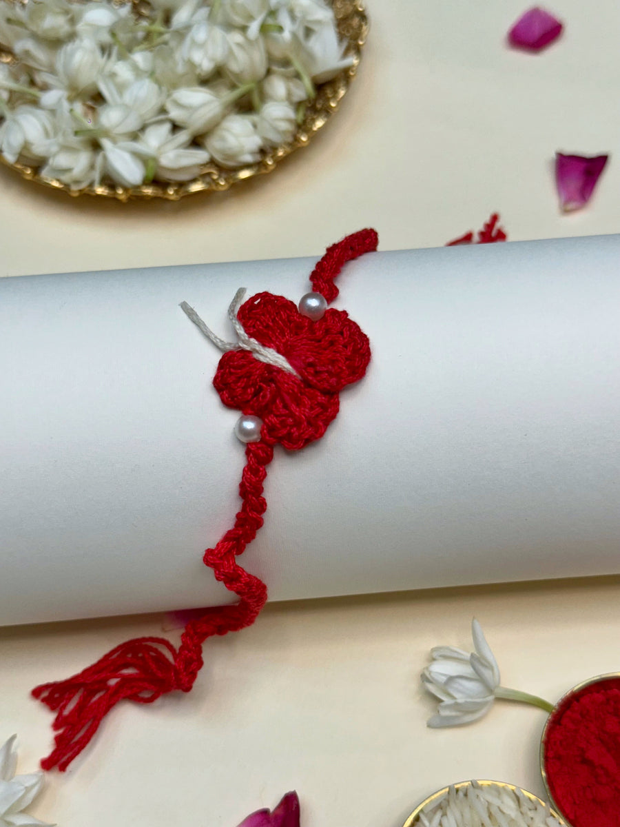 The Red Butterfly Rakhi