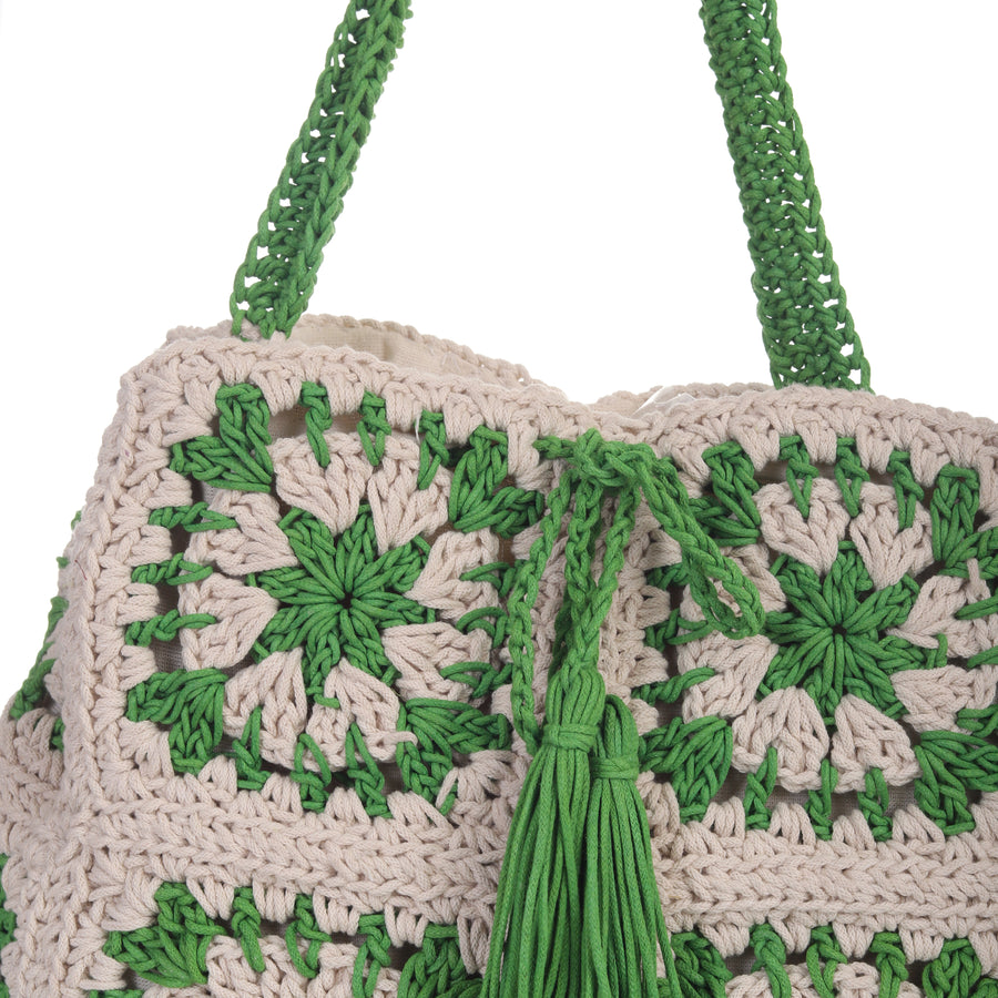 St. Partick Crochet Shoulder Bag