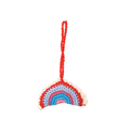My Rainbow Crochet Keychain