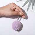 Lilac Round Keychain