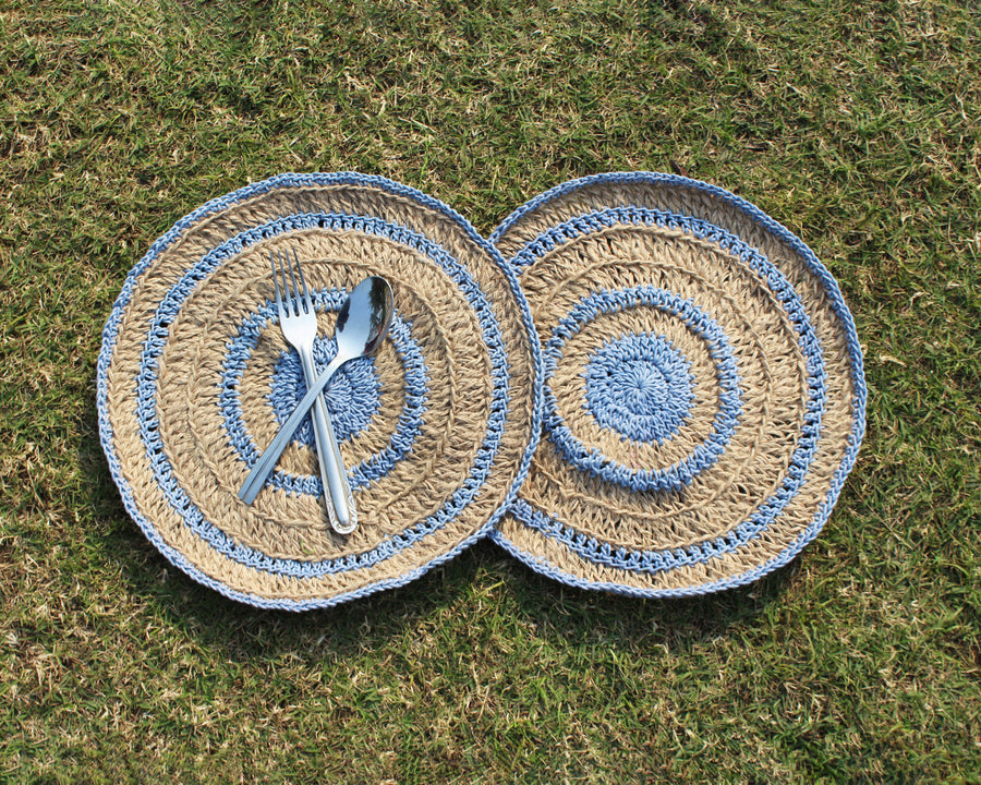 Set of 2 Crochet Mats