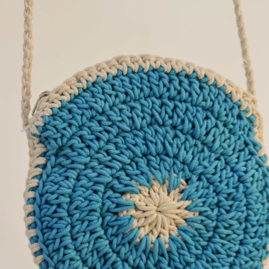 Children's Blue Crochet Sling