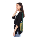Checkered Crochet Water-Bottle Tote