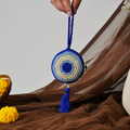 Evil Eye Crochet Keychain