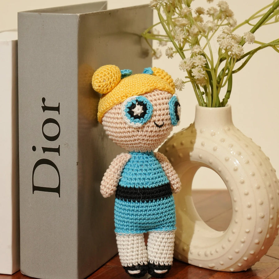 Bubbles Crochet Doll