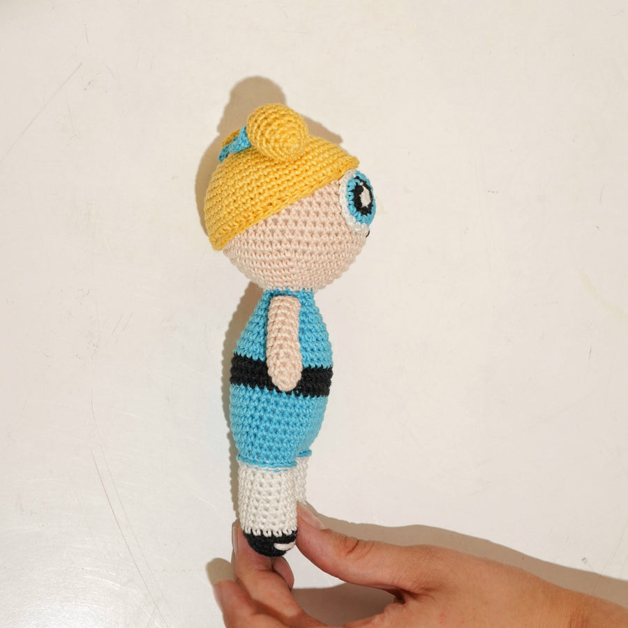 Bubbles Crochet Doll