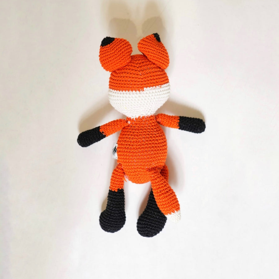 Rusty Paws the Fox Crochet Toy